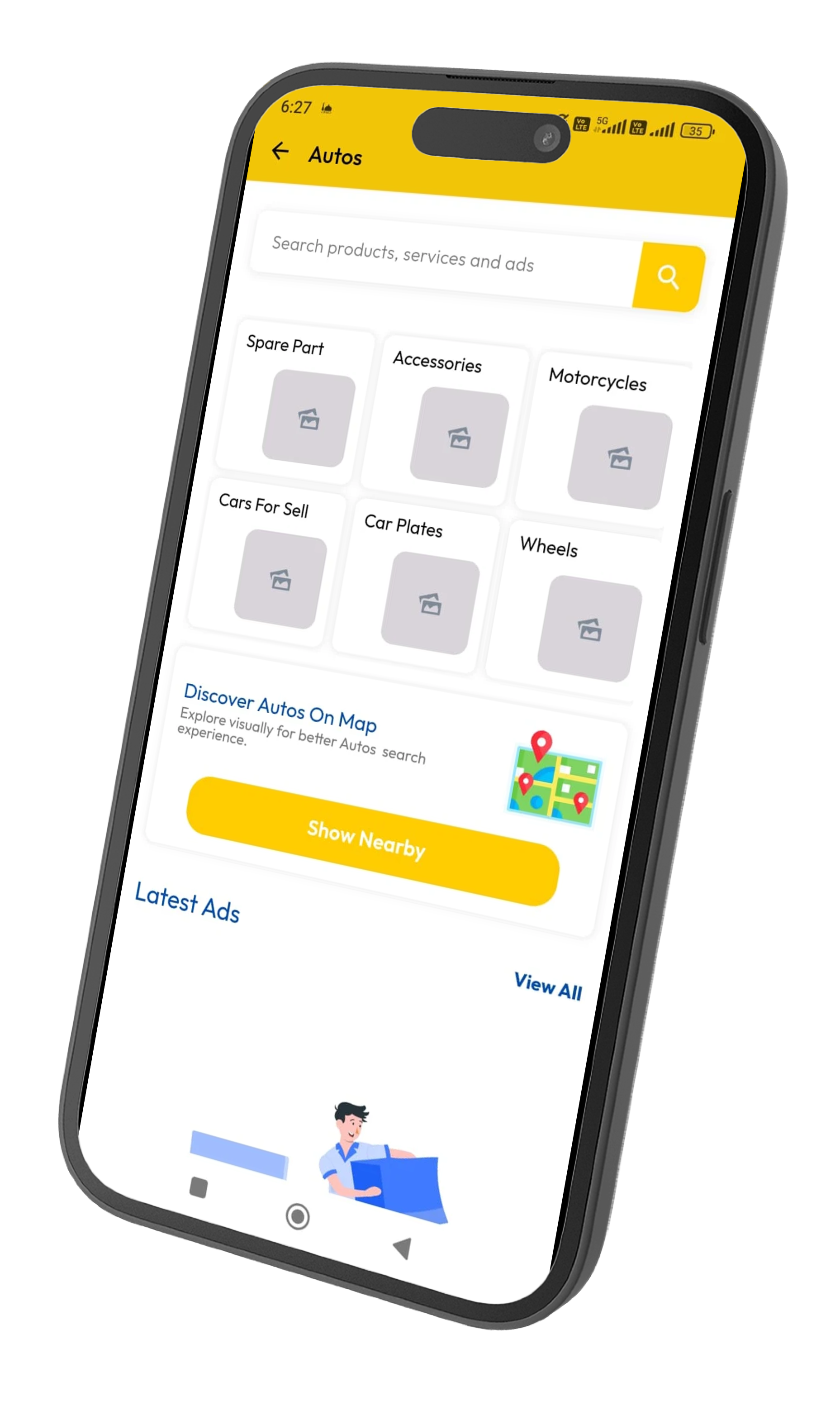 Ady User App Screenshot
